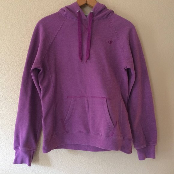 Champion Tops - Champion Eco Hoodie Purple M Violet Authentic Sweatshirt Pullover